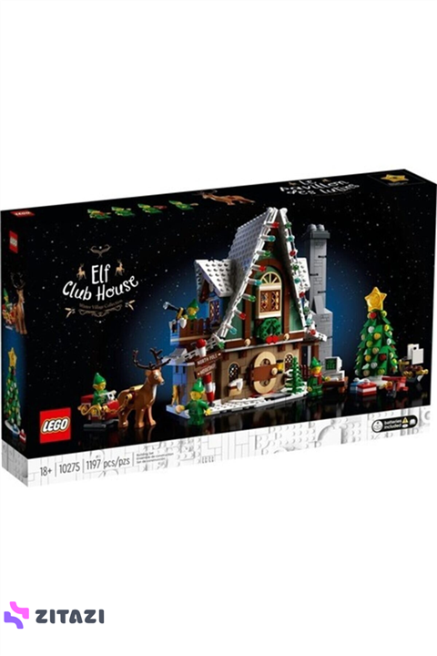 لگو کریتور کد 10275 LEGO Elf Club House (10275) Building Kit; an Engaging Project and A Great Holiday Present Idea for Adults, New 2021 (1,197 Pieces)